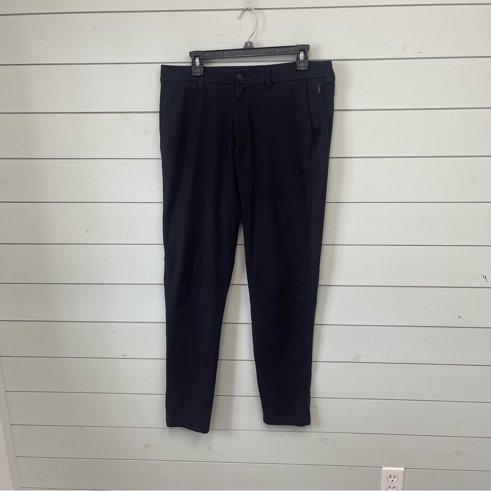 Lululemon commission pant slim 34” warpstreme black men’s size 34